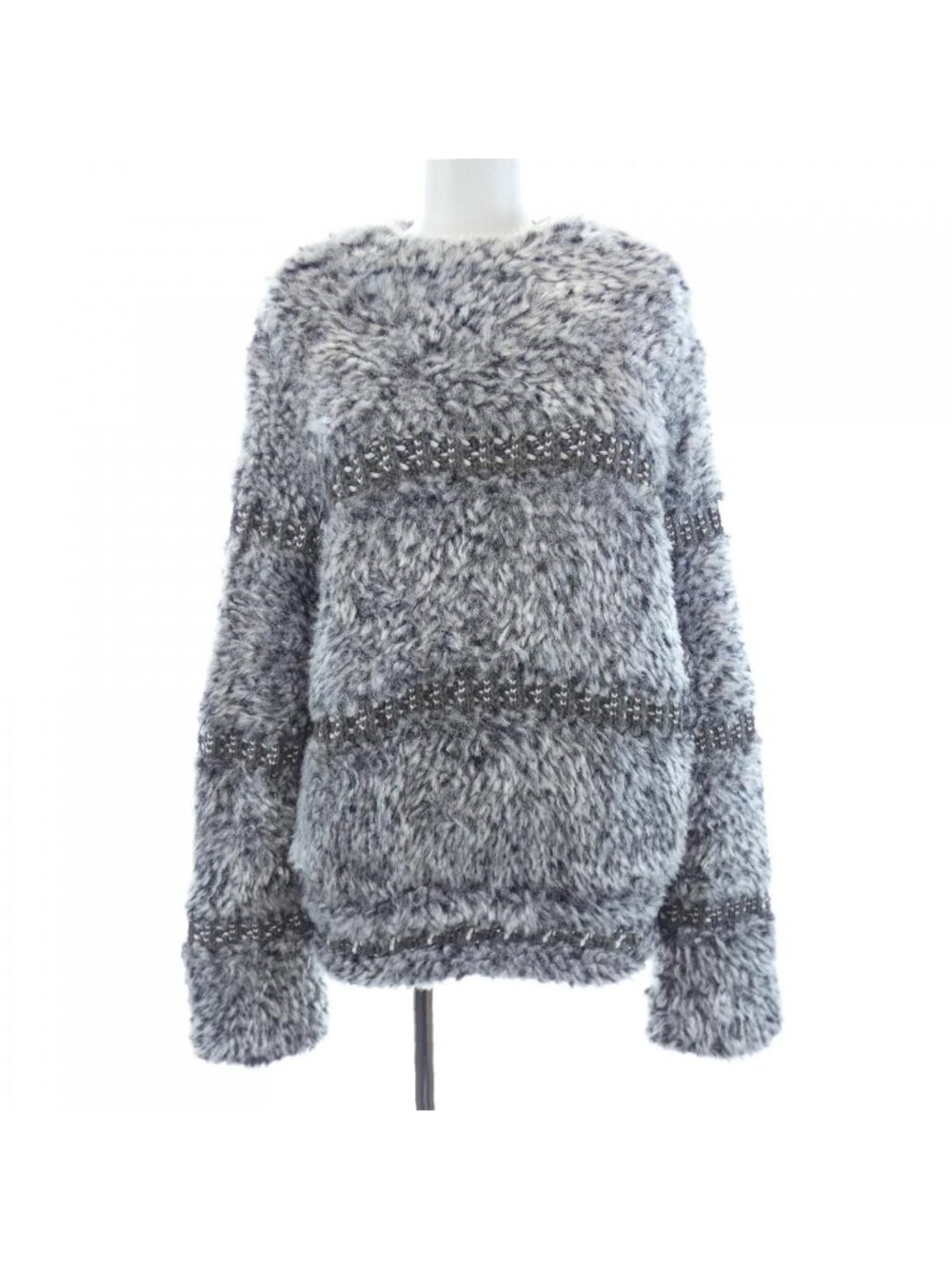 Chanel Knit Sweater Gray